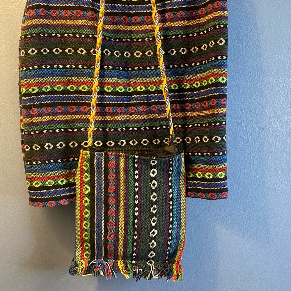 Statement mexican and/or slavic style skirt with bag